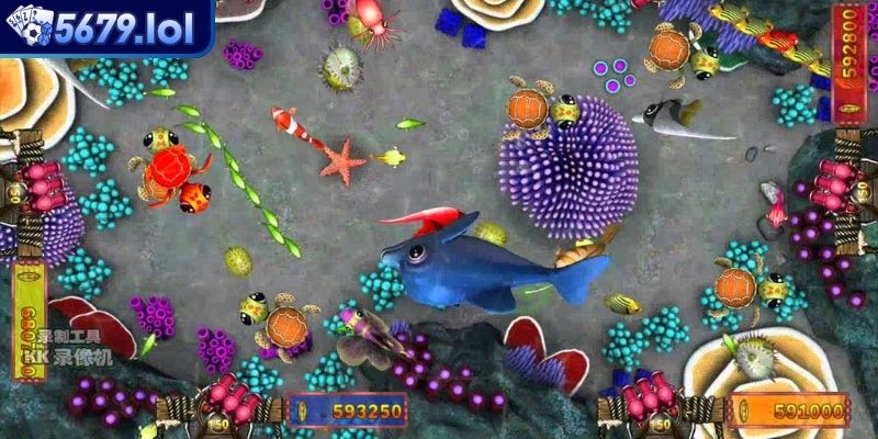 Bắn Cá Rùa Xanh 5679 – Săn Cá Khổng Lồ Nổ Thưởng Cực Đã 2 Hệ sinh thái cá có trong tựa game
