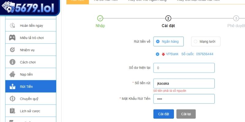 Một số chú để tránh phát sinh lỗi